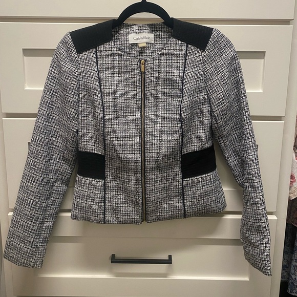 Calvin Klein Black & White Blazer - Picture 3 of 8